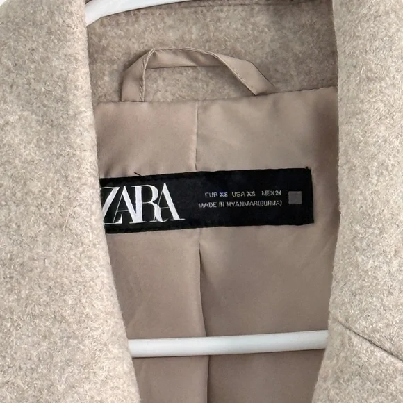 Zara Soft Oversized Coat - Picture 3 of 7